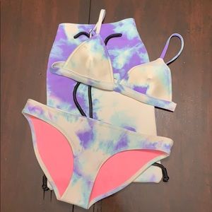 Triangl Bikini Set- Tie Dye